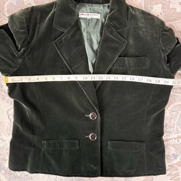Yves Saint Laurent Vintage Velvet Jacket - Picture 7 of 8